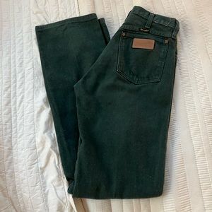 Wrangler Hunter Green Jeans